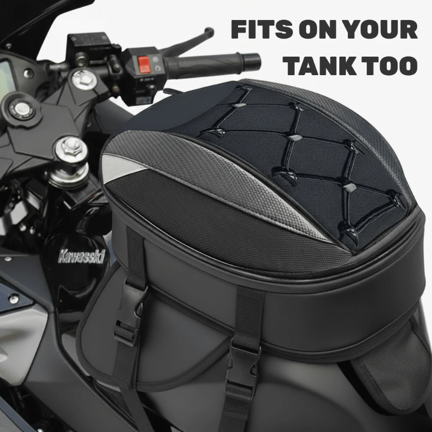 FGP™ Universal Expandable Motorcycle Tail Bag/Backpack (25L-38L)