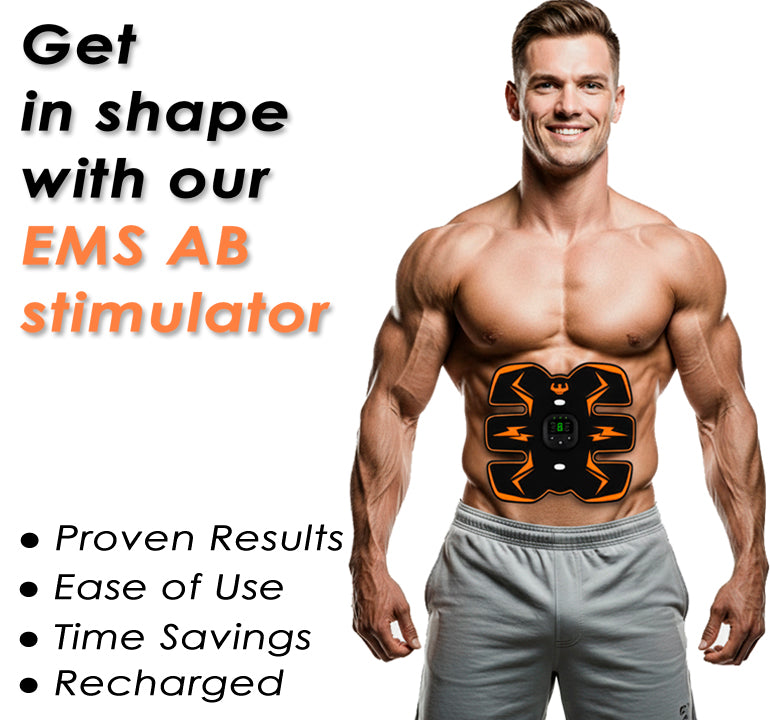 Flash Gym Pro™ - EMS AB Stimulator 2026 - ABS + Arms 2026 - 20.000 Rips in 20 minutes