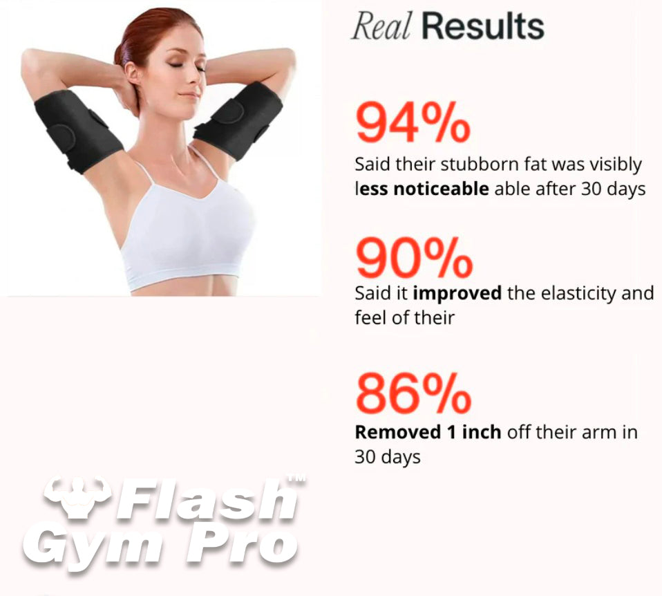 FlashGymPro™ Arm Bands - 2 pcs. (Proven Red Light Terapy)
