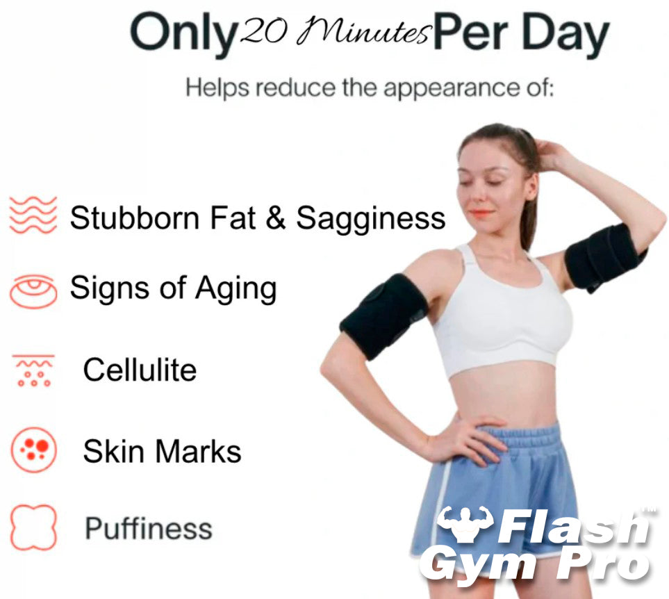 FlashGymPro™ Arm Bands - 2 pcs. (Proven Red Light Terapy)