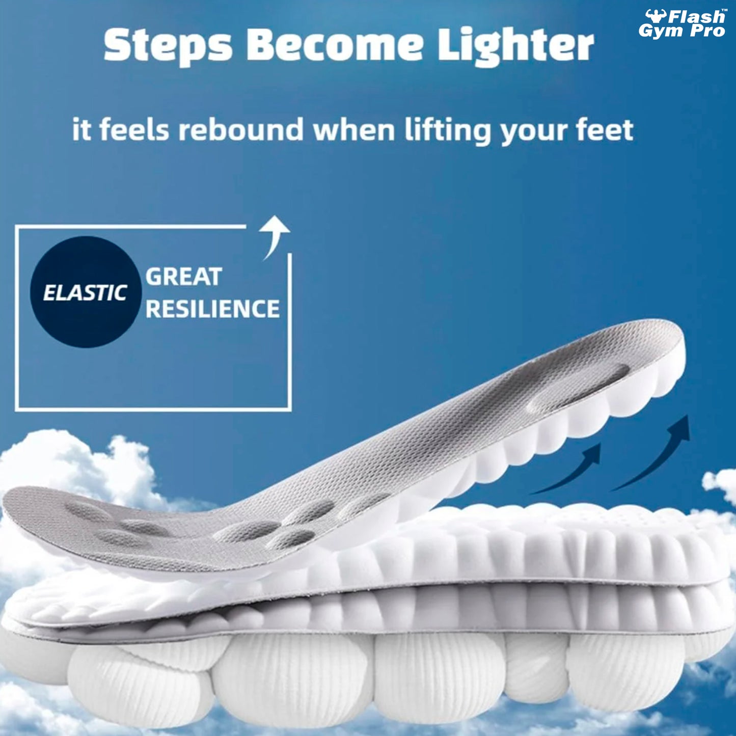 FlashGymPro™ 2 pares de plantillas