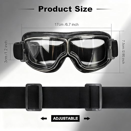 FGP™ Vintage Classic Motorcycle Goggles