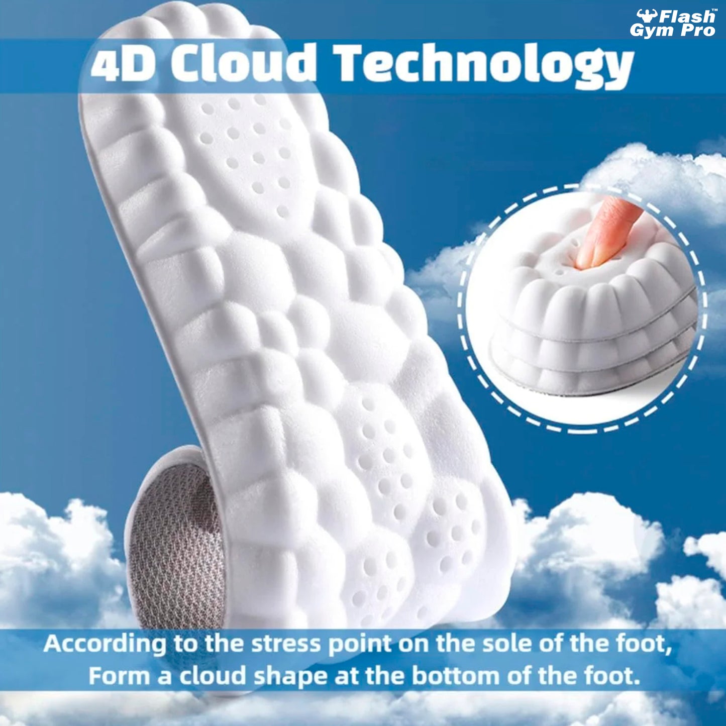 FlashGymPro™ 2 pares de plantillas