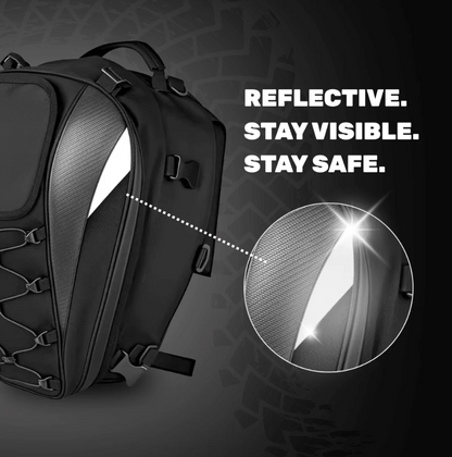 FGP™ Universal Expandable Motorcycle Tail Bag/Backpack (25L-38L)