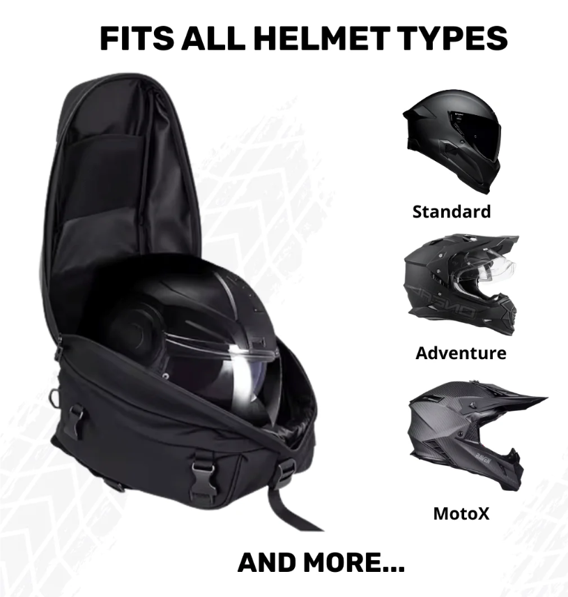 FGP™ Universal Expandable Motorcycle Tail Bag/Backpack (25L-38L)