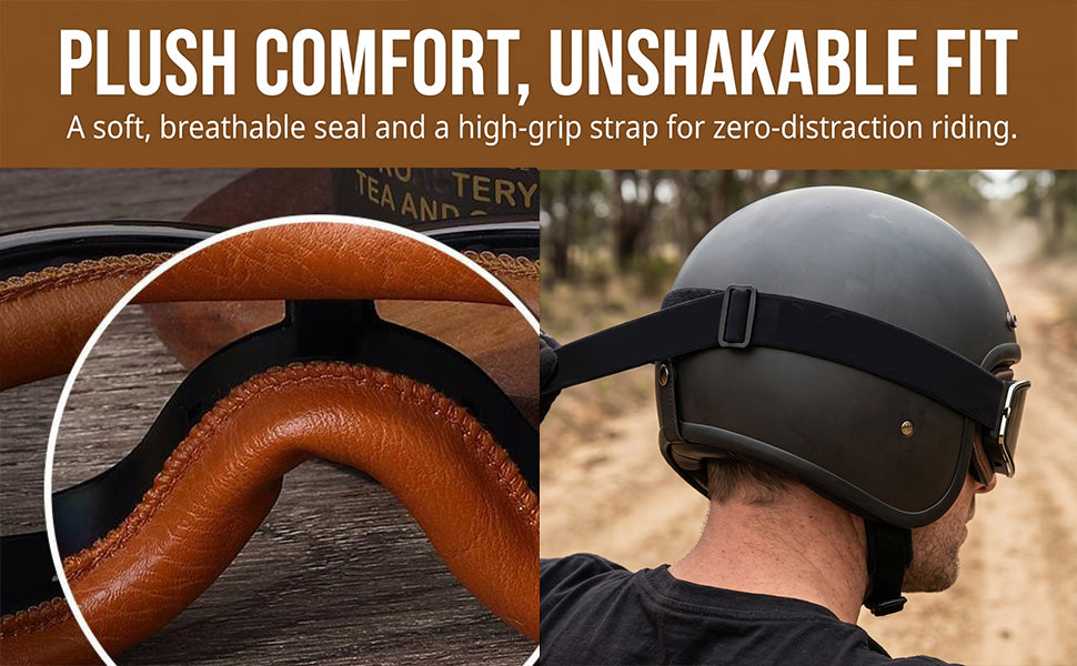 FGP™ Vintage Classic Motorcycle Goggles